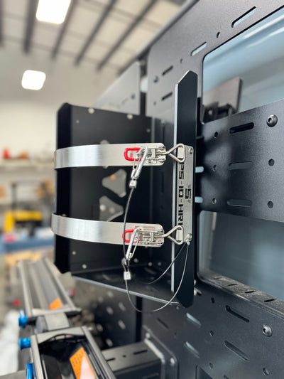 Shuksan PS-HR1 Combo Shuttle - Lockable Propane Tank + Howl R1 Fireplace Mount (10lb or 20lb variant)